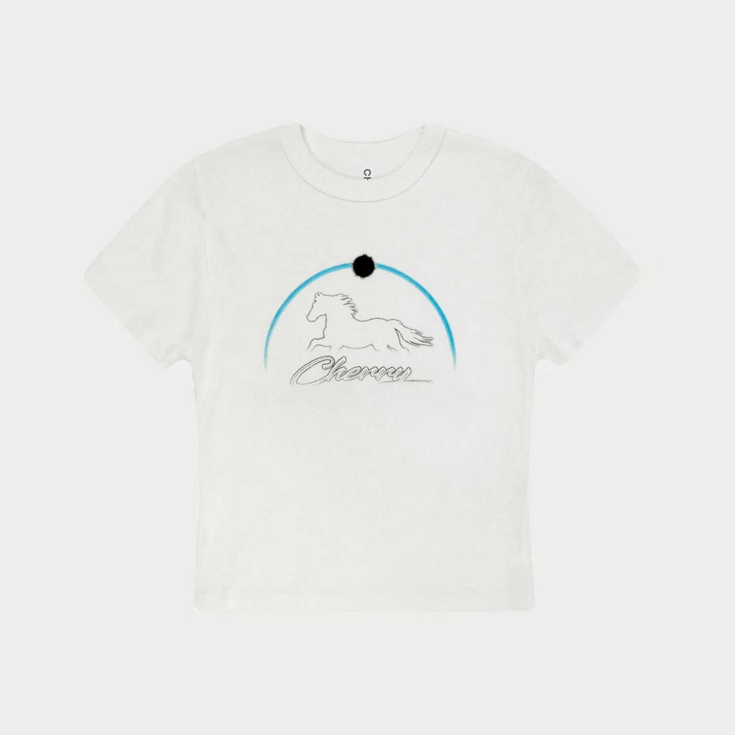 Cherry Women'S-Stardust Baby Tee (Vintage White)