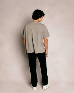 Cherry Tees & Long Sleeves-Stardust Boxy Pocket Tee (Smoke)