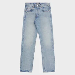 Cherry Pants-Straight Leg 5 Pocket Denim Jeans (George Wash)