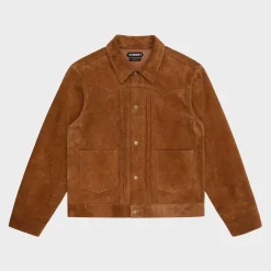 Cherry Jackets-Suede Rancher Jacket (Cigar)