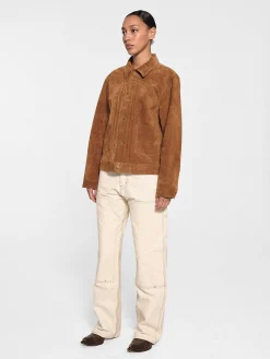 Cherry Jackets-Suede Rancher Jacket (Cigar)