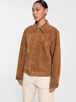 Cherry Jackets-Suede Rancher Jacket (Cigar)