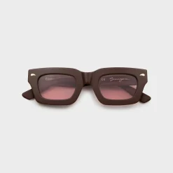 Cherry Accessories-Swingers (Chocolate Brown W/ Rose)