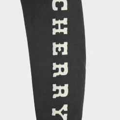 Cherry Sweatshirts-Thermal Zip-Up Hoodie (Black)