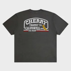 Cherry Tees & Long Sleeves-Trophy Premium Organic Cotton T-Shirt (Ash)