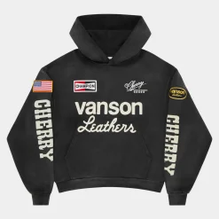 Cherry Sweatshirts-Vanson Hoodie (Vintage Black)