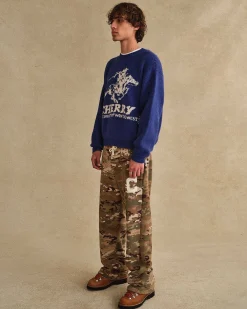 Cherry Sweatpants-Western Athletic Parachute Sweatpants (Camo)