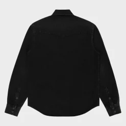 Cherry Shirting-Western Snap Shirt (Black)
