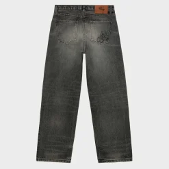Cherry Pants-Wide Leg 5 Pocket Denim (Grey)