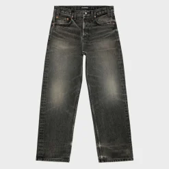 Cherry Pants-Wide Leg 5 Pocket Denim (Grey)
