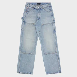 Cherry Pants-Wide Leg Denim Double Knee (Indigo)
