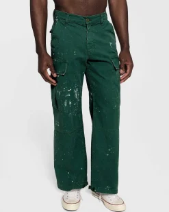 Cherry Pants-Wide Leg Painted Cargo (Cactus)
