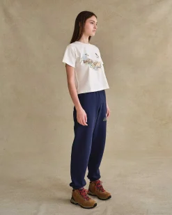 Cherry Women'S-Wilderness Boxy Baby Tee (White)